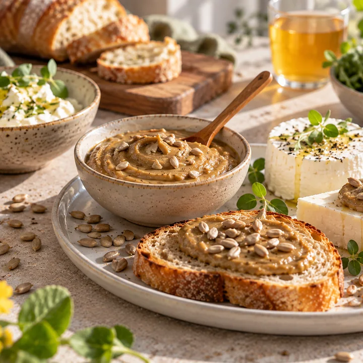 Praliné graines de tournesol et Fromages frais
